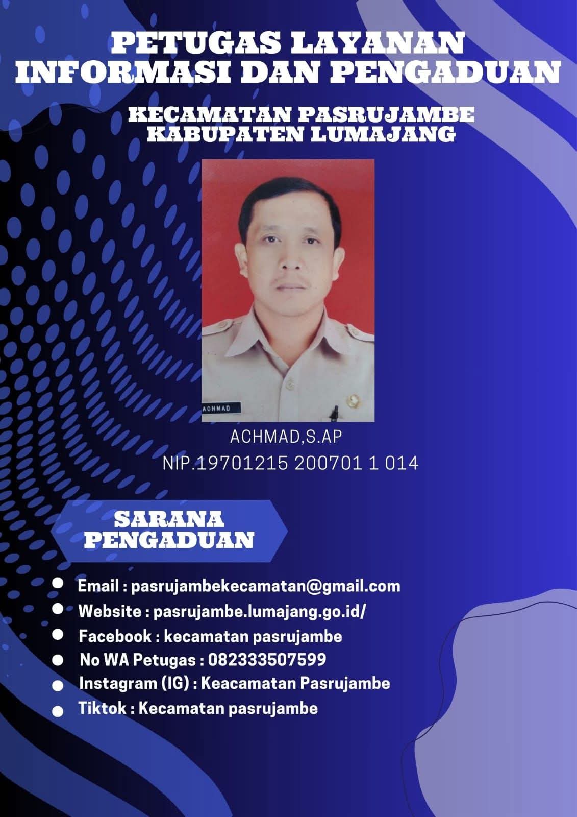 Petugas Layanan Informasi dan Pengaduan 